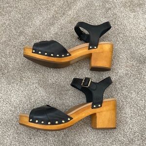 UGG Janie Clog Sandal Black